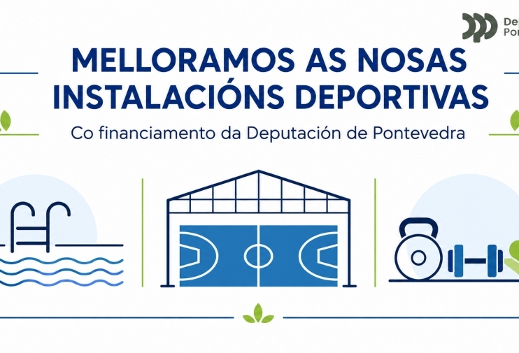 Crecente mellora as súas instalacións deportivas co apoio da Deputación de Pontevedra