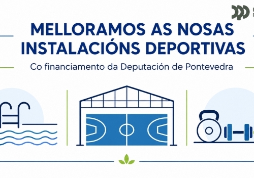 Crecente mellora as súas instalacións deportivas co apoio da Deputación de Pontevedra