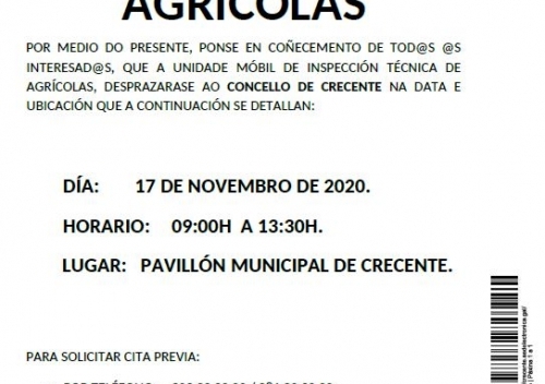 INSPECCIÓN TÉCNICA AGRÍCOLAS